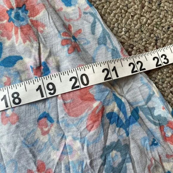 LC Lauren Conrad Women’s L Floral Maxi Dress Stretch Beach Summer Comfortable - Picture 3 of 9